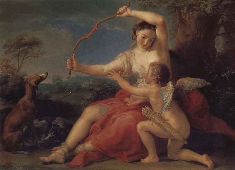 Pompeo Batoni Cupid and Diana China oil painting art